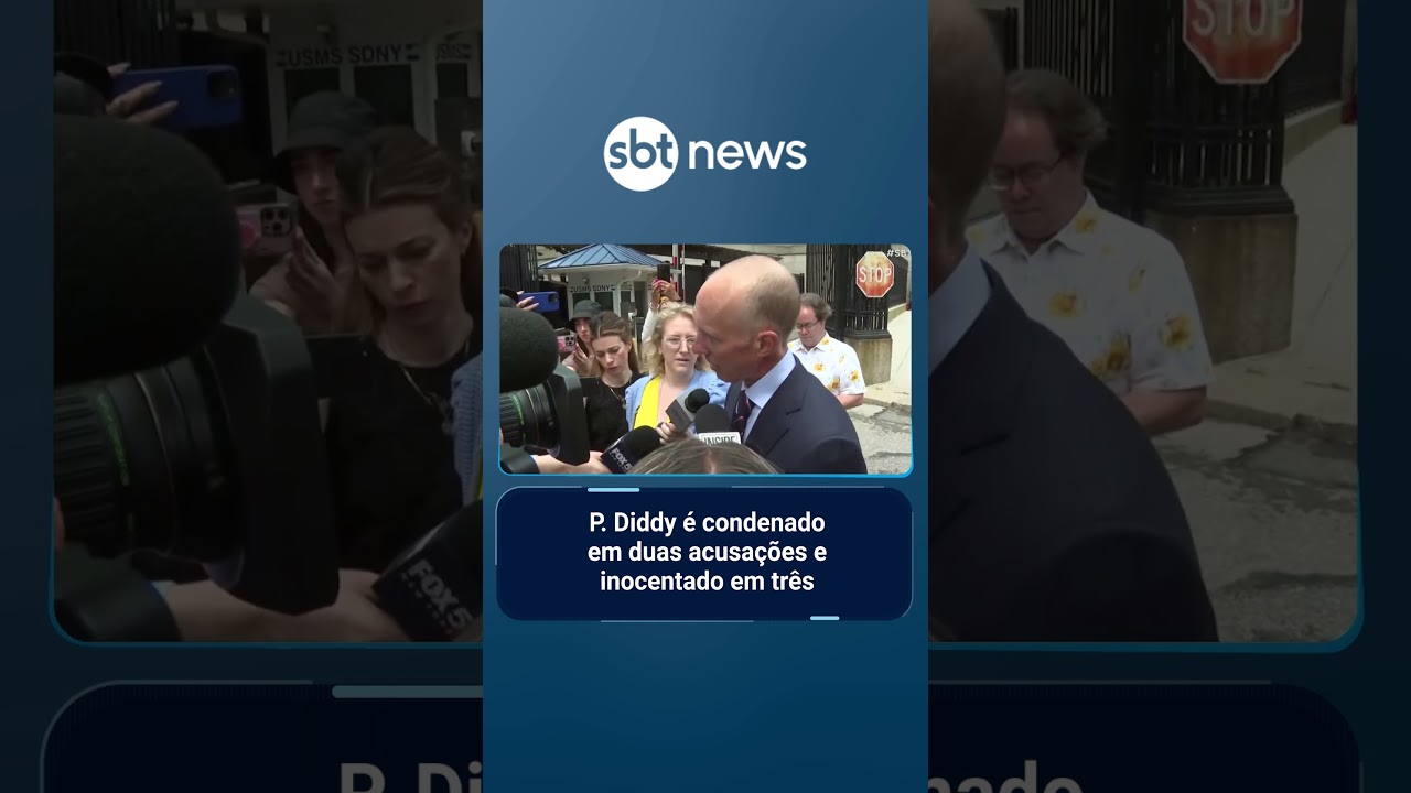 Caso P. Diddy: rapper &eacute; considerado culpado de crimes relacionados &agrave; prostitui&ccedil;&atilde;o | #SBTBrasil