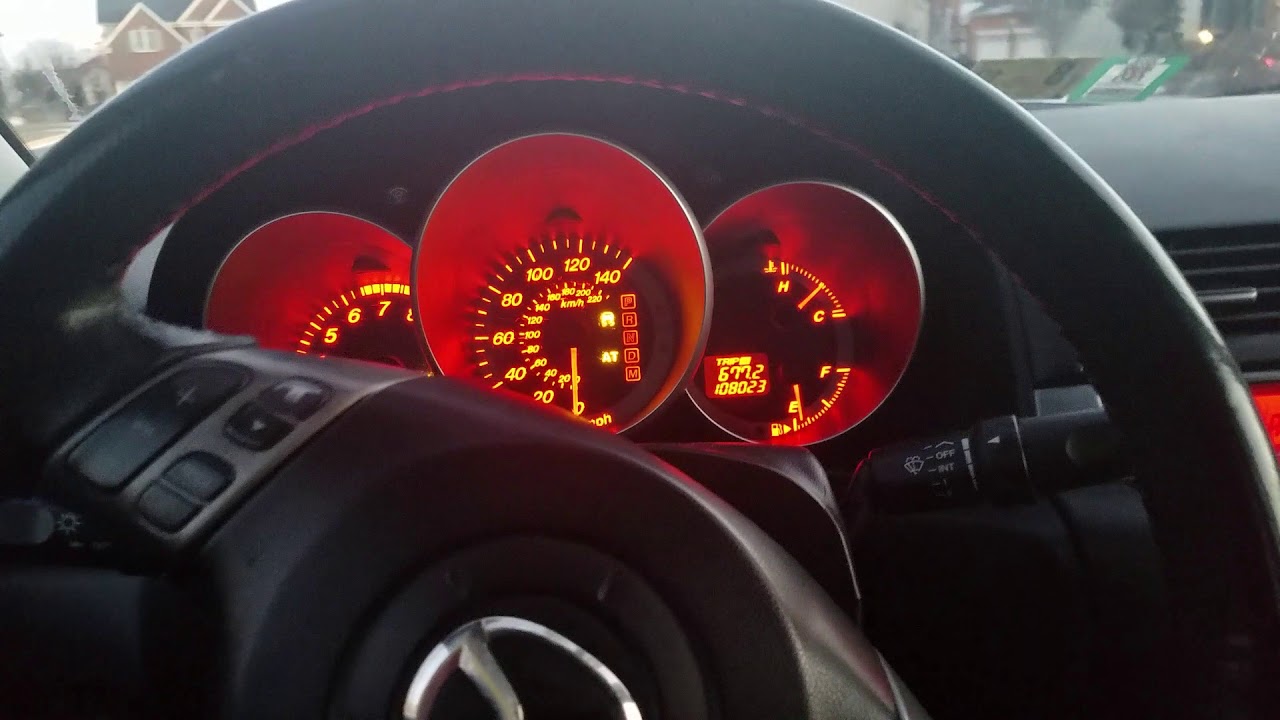 2007 Mazda 3 AT (automatic transmission) light is on
