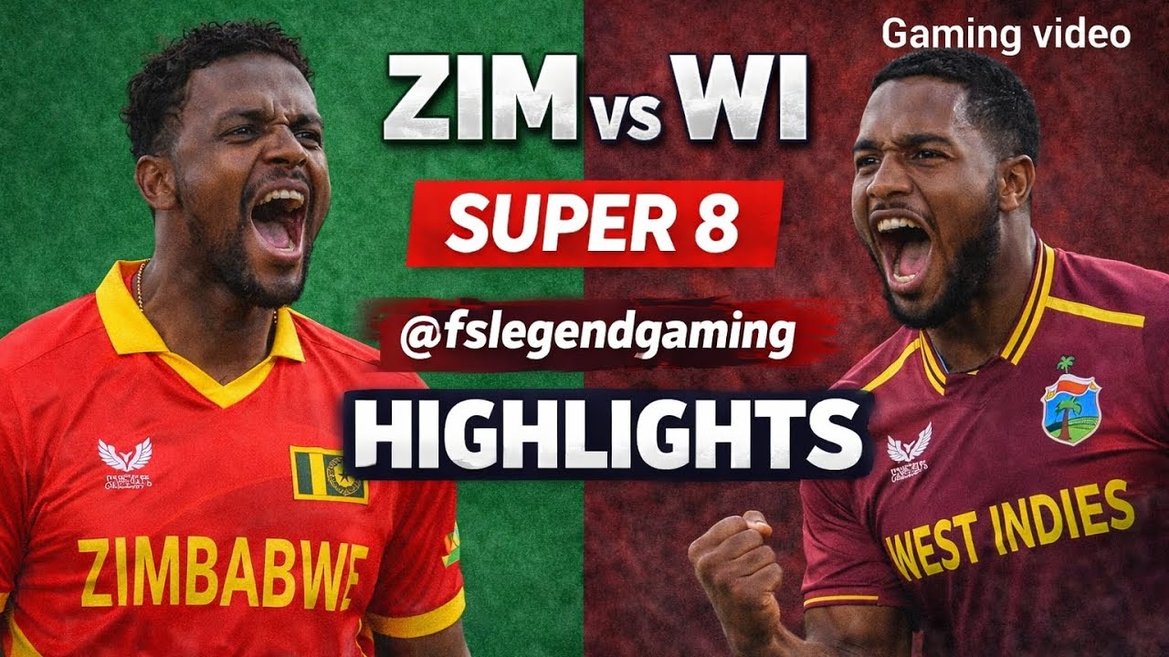 Zimbabwe vs West Indies gaming video highlights WCC3 Fs legend gaming 