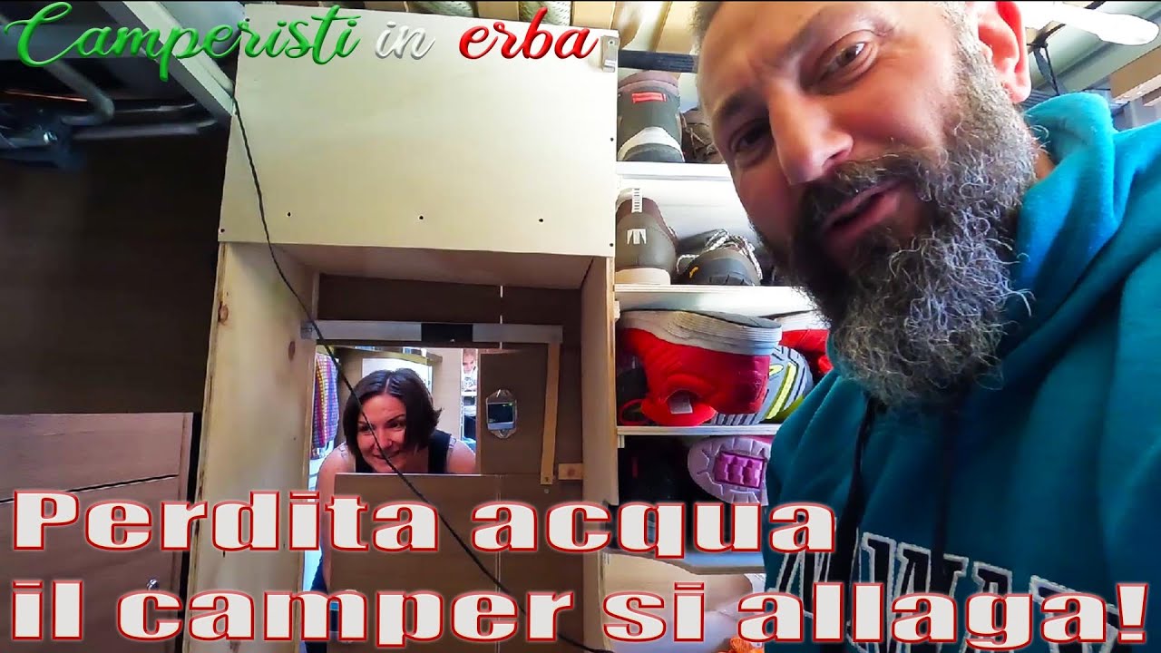 ALLAGATO IL CAMPER!LA TUBATURA PERDE!! cerchiamo di risolvere il problema! Imprevisti dei camperisti