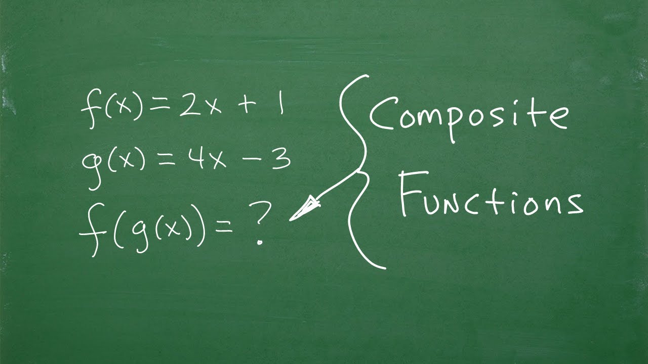 Let&rsquo;s Do This Composite Function Problem&hellip;.Step-by-Step&hellip;.