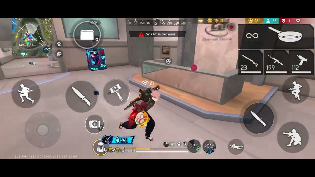 Auto direkrut EVOS ini | game #freefire 