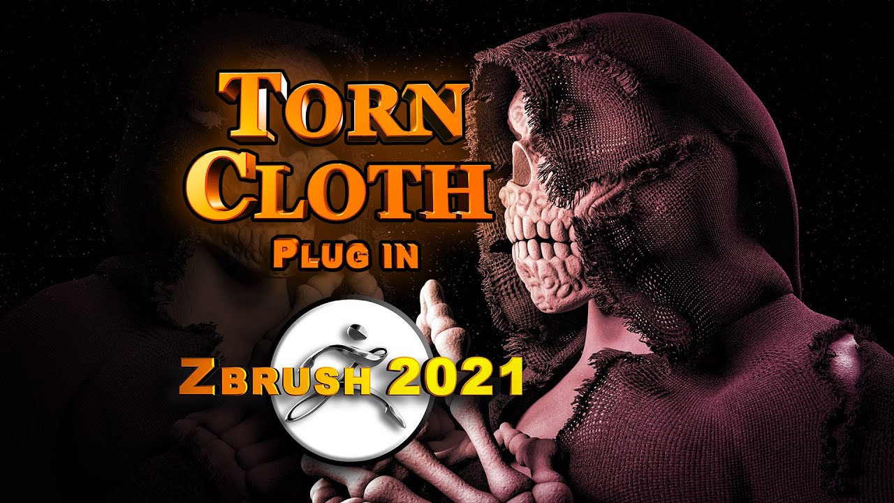 Torn Cloth Plugin Zbrush 2021