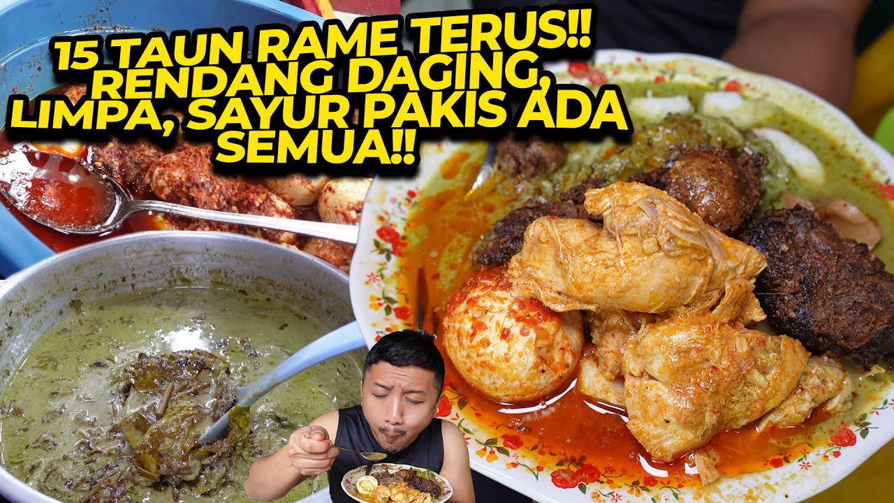 PESEN HAMPIR SEMUA LAUK DI KETUPAT SAYUR PADANG YG RAME DI TEBET!!