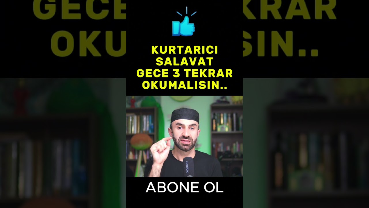 Kim Gece Yatarken 3 Kere Bu Salavatı Okursa,Amel Defterine  600 Bin Salavat Sevabı Yazılır! İZLE
