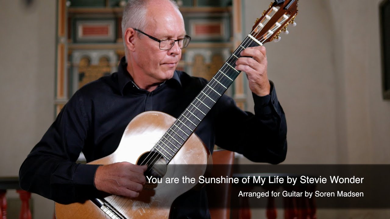You are the Sunshine of My Life (Stevie Wonder) - Danish Guitar Performance - Soren Madsen