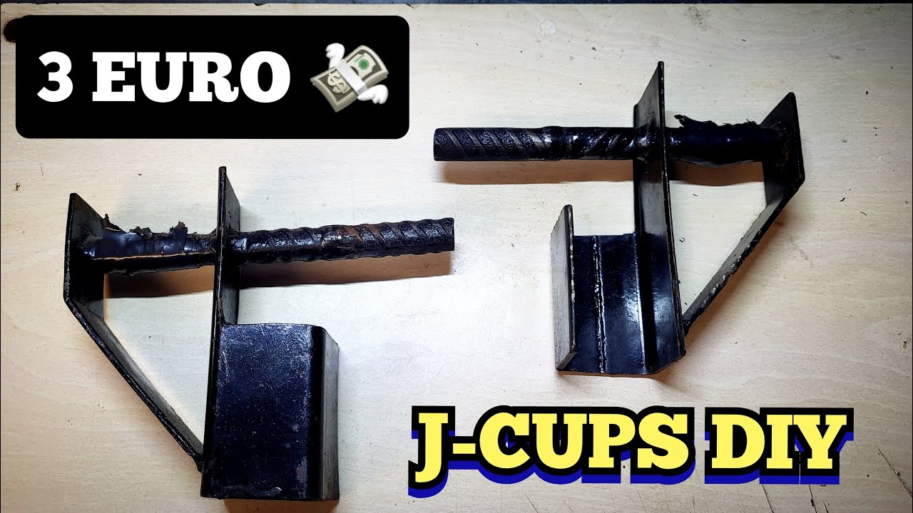 J CUPS FAIDATE (3 EURO) PER RACK | DIY | HOMEMADE | HOME GYM