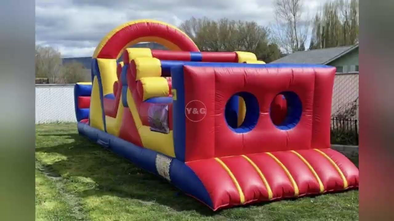 Popular Multi-Functional Children Adult Investment Inflatable Obstacle Course |Y&G Inflatables