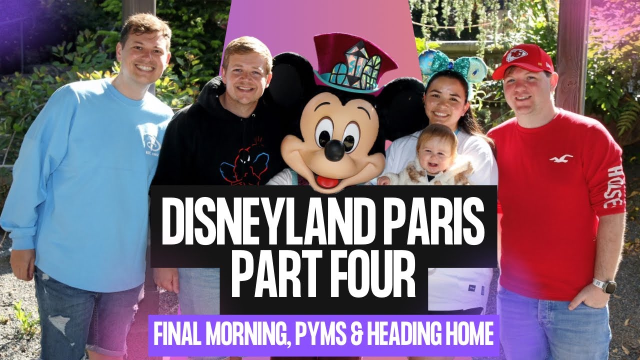 Disneyland Paris Part 4: Day 3, Meeting Mickey, Eating Disney Snacks, Lunch at Pym's & Heading Home