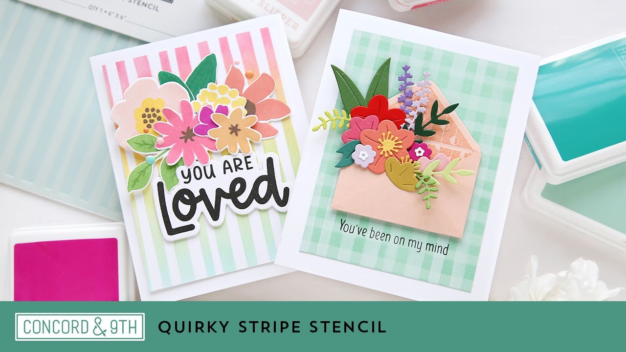Quirky Stripe Stencil