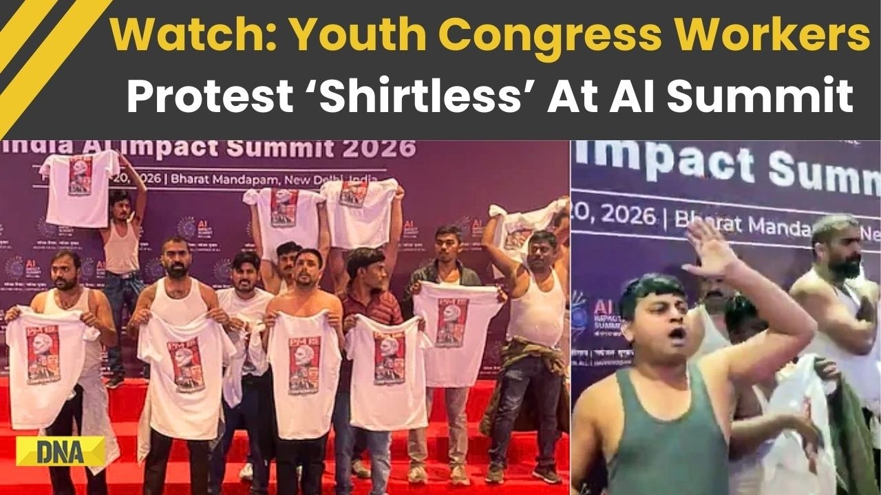AI Summit: Youth Congress Workers Detained For Staging Protest At AI Summit In Delhi |AI Summit 2026