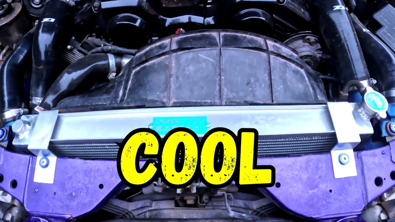 FITTING EBAY PRO LIMIT ALUMINIUM RADIATOR IN MY 300ZX TWIN TURBO