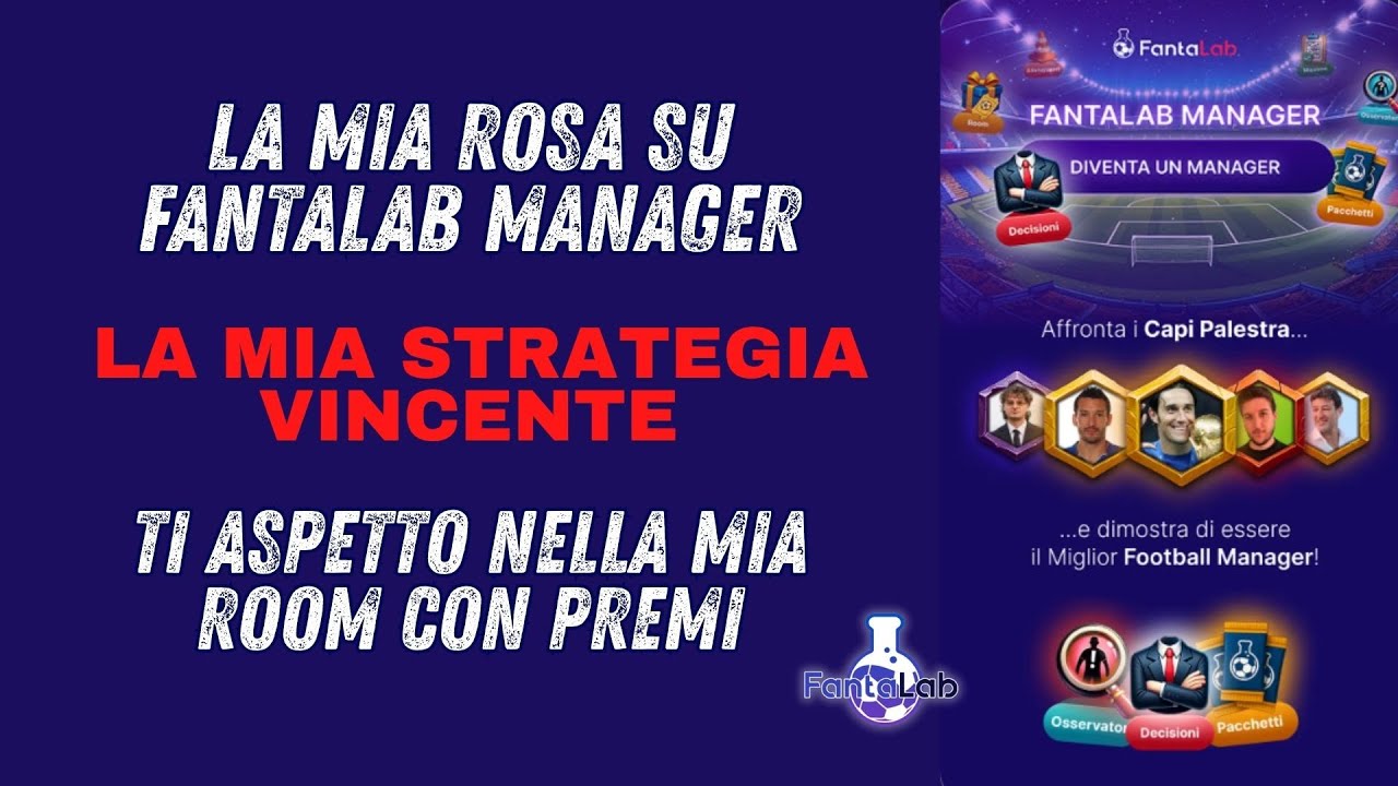 LA MIA ROSA SU FANTALAB MANAGER - STRATEGIA da PRO - LOW COST e BIG CONSIGLIATI FANTACALCIO 25 26