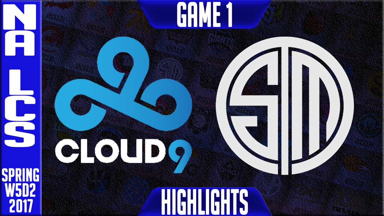 TSM vs Cloud 9 Highlights Game 1 - NA LCS W5D2 Spring 2017 - TSM vs C9 G1