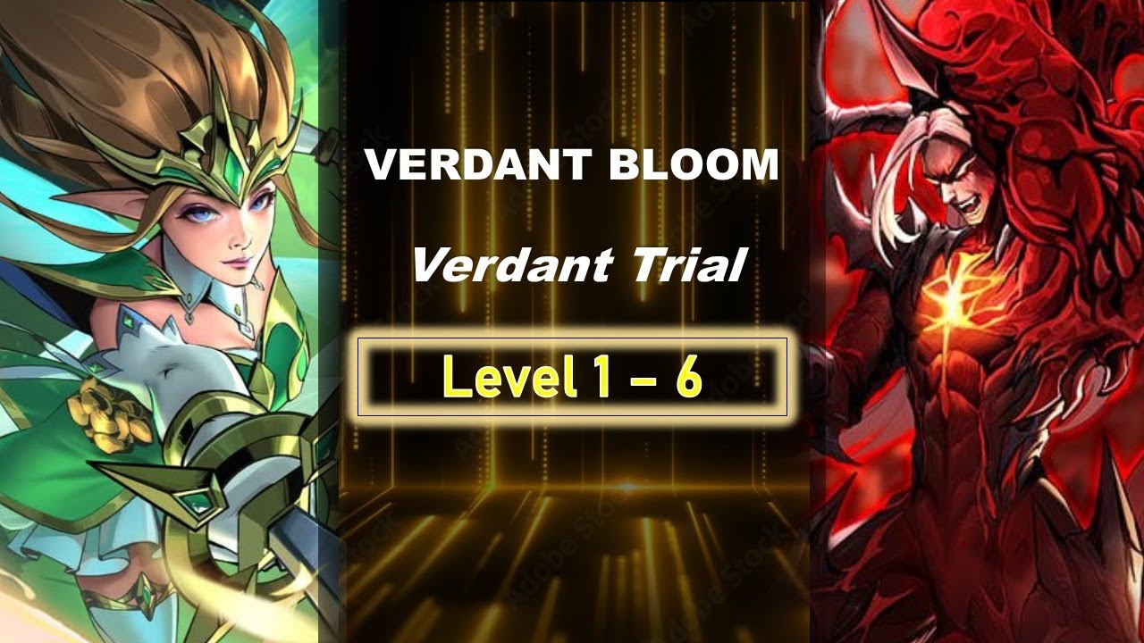 X Hero Epic Heroes Verdant Bloom Verdant Trial Lvl 1-6 Line Up Forest Watcher Skarmaka