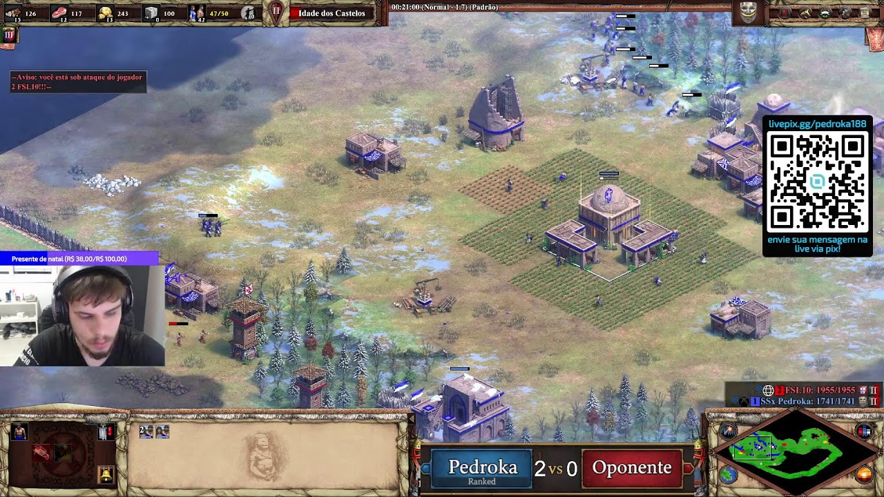 Bora jogar X1! 1.5k AGE OF EMPIRES 2