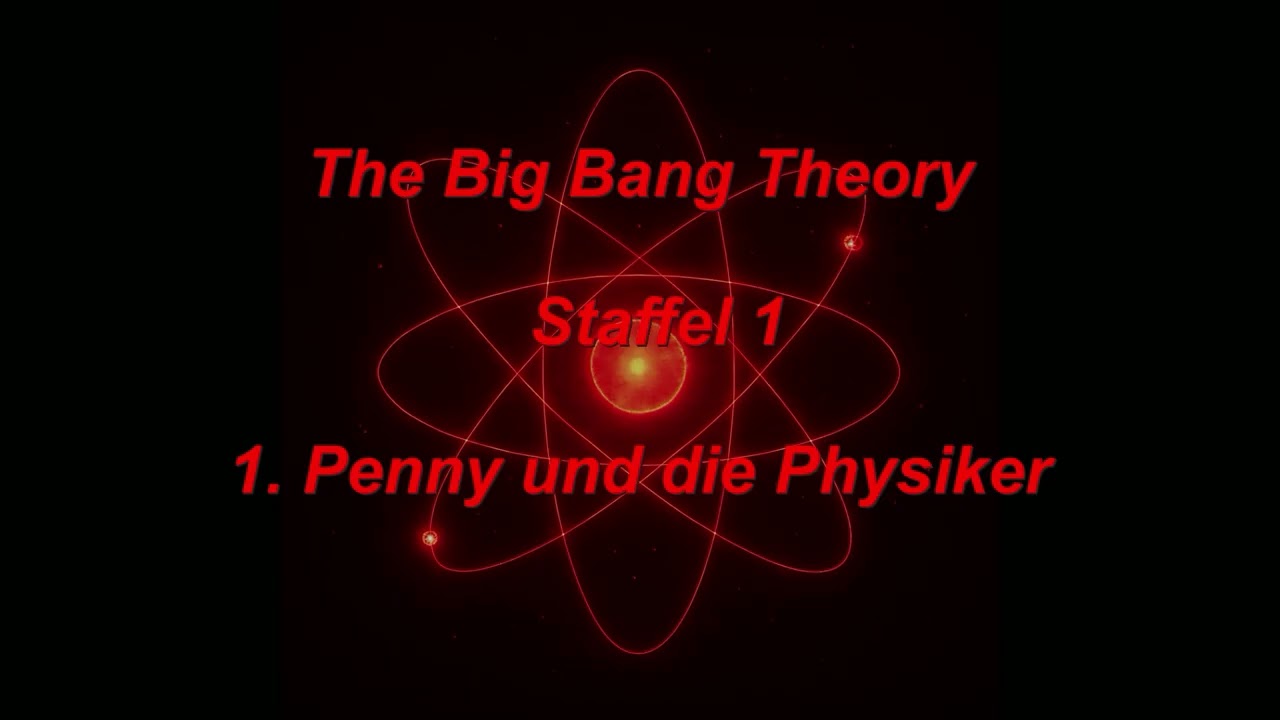 The Big Bang Theory ~Staffel 1~ F 1 - 3 ,tonspur ,einschlafen