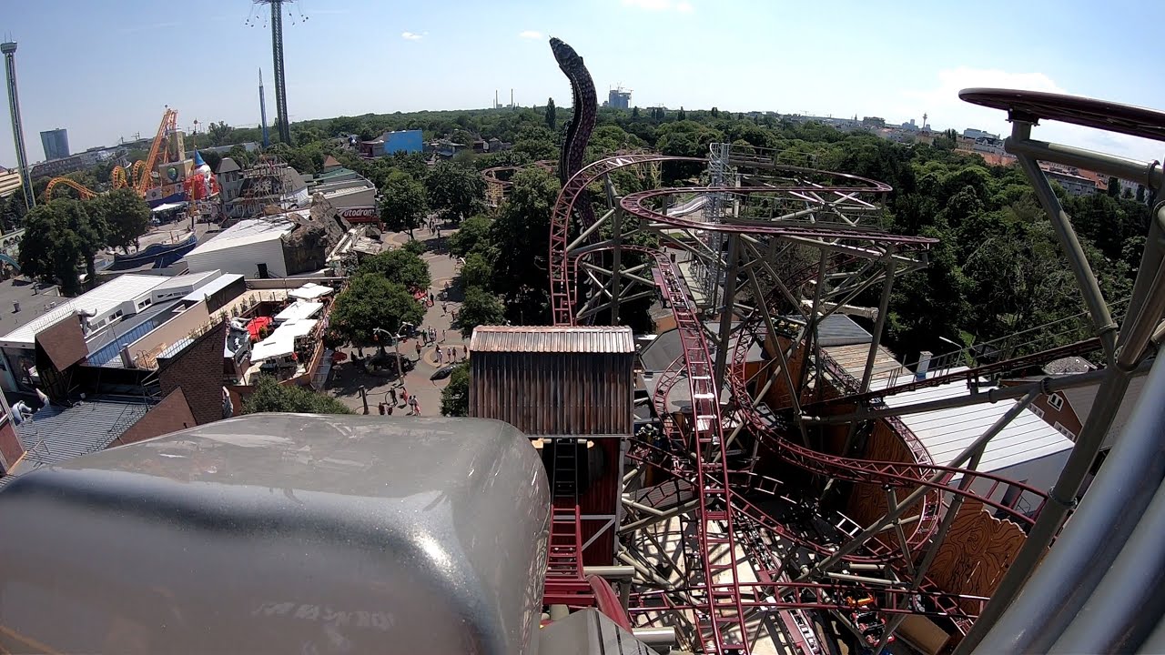 Gerstlauer Bobsled Coaster Die Gesengte Sau (Dostal) Prater Wien Vienna 2020 POV Onride