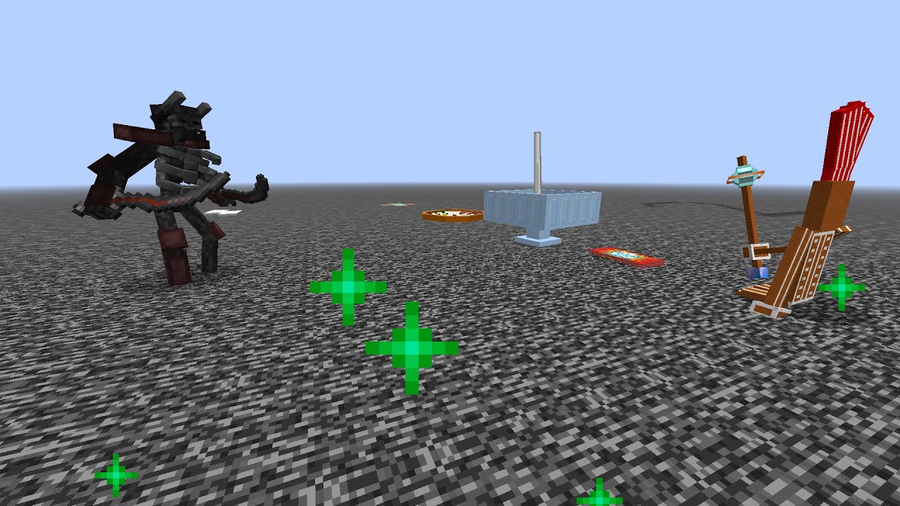 New Mutant Wither Skeleton vs Food Bosses  Minecraft  Mob Battle