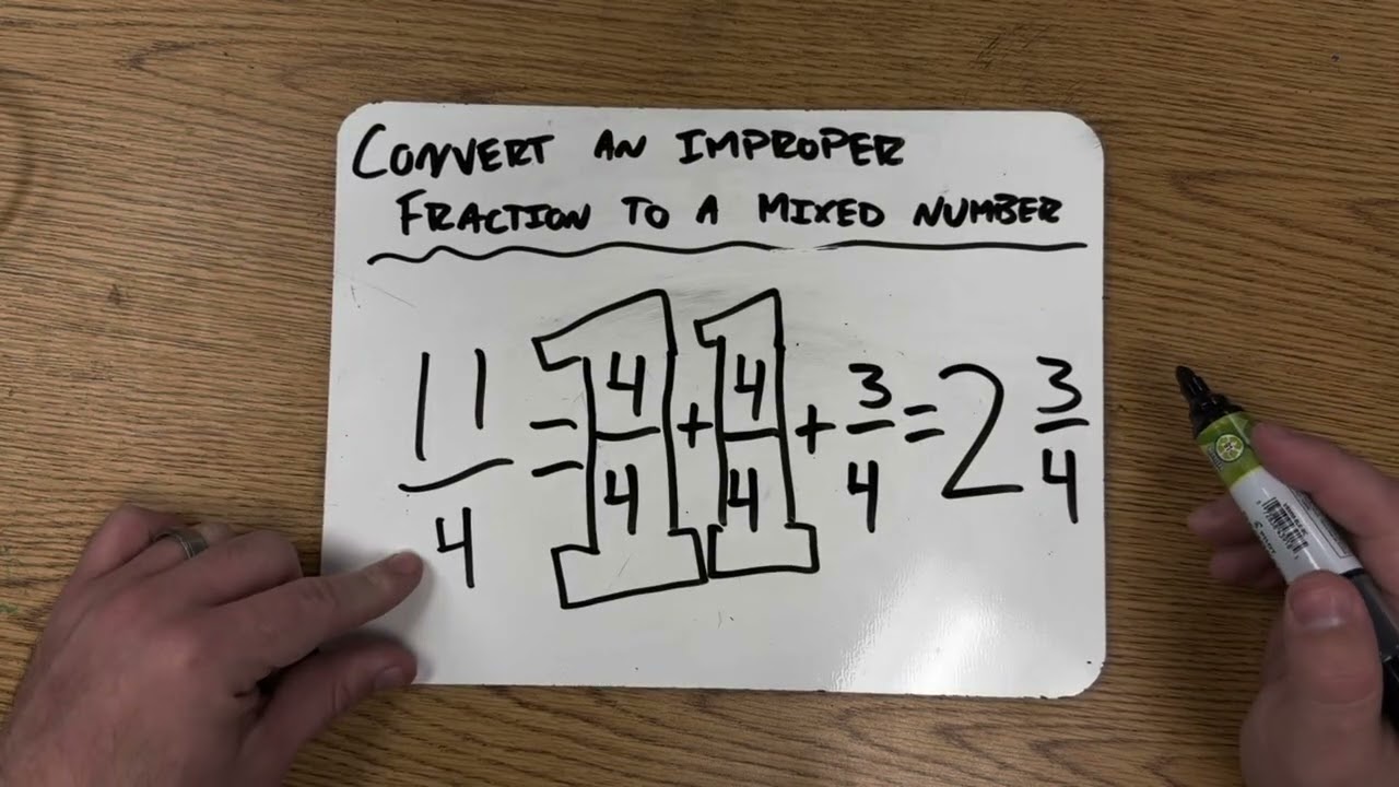 Convert an Improper Fraction to a Mixed Number | Fractions Made Simple for Students & Parents