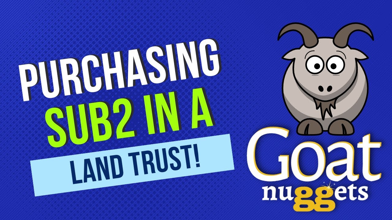 The Process of Purchasing Sub2 In A Land Trust!