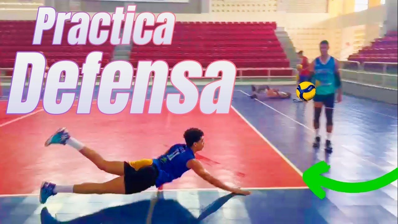 Entrenamiento INTENSO de DEFENSA #volleyball