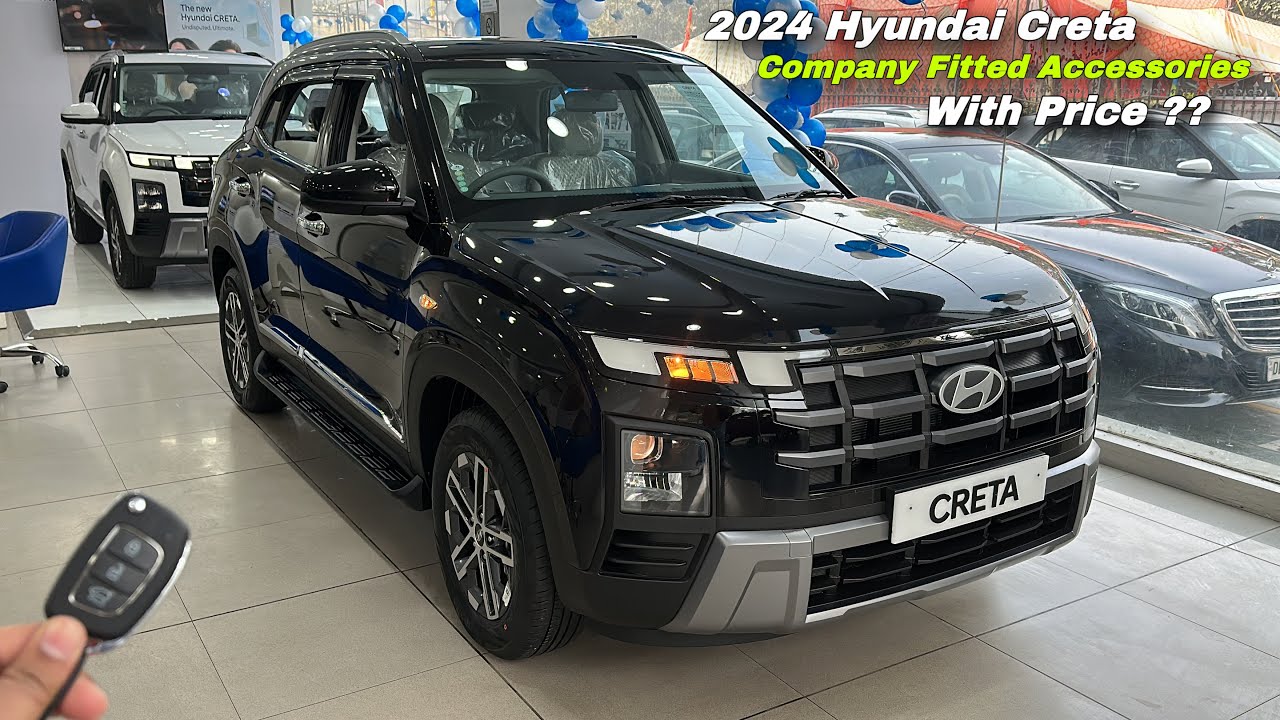 2024 Hyundai Creta Company Fitted Accessories ₹1,15,100 ❤️ 2024 Creta Accessories !!