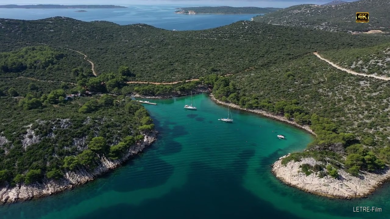 Insel Rab eine Perle im Adriatische Meer Kroatiens 4K UHD
