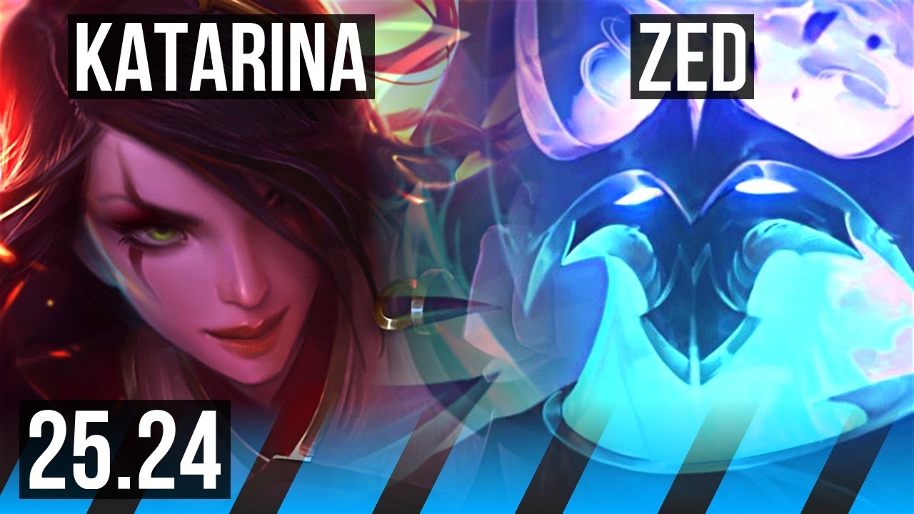 KATARINA vs ZED (MID) | Good KDA: 15/1/2 | EUW Master | 25.24