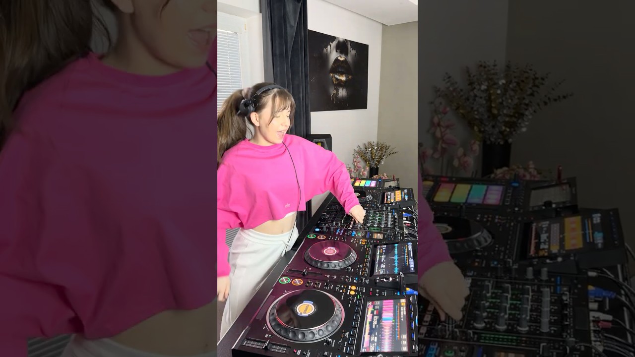 Who said GIRLS can’t DJ? 👀🔥 #shorts