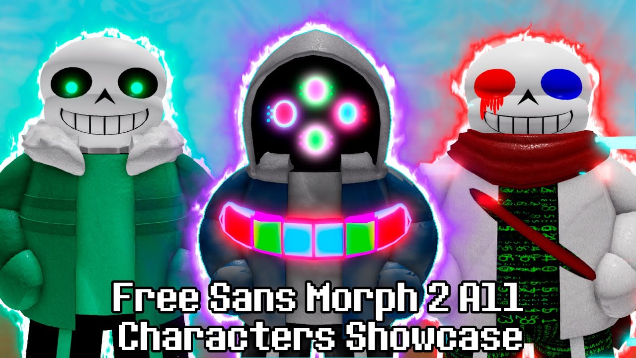 Free Sans Morph 2 All Current Characters Showcase Part 3 (Merges + Special Phases)