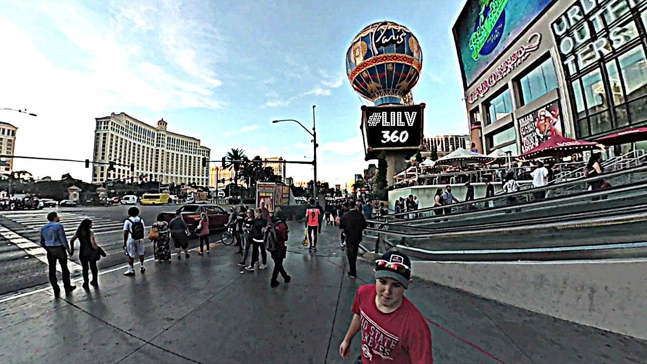 Pt. 1 Walking the Strip VR360 (4k)  Tropicana to Planet Hollywood
