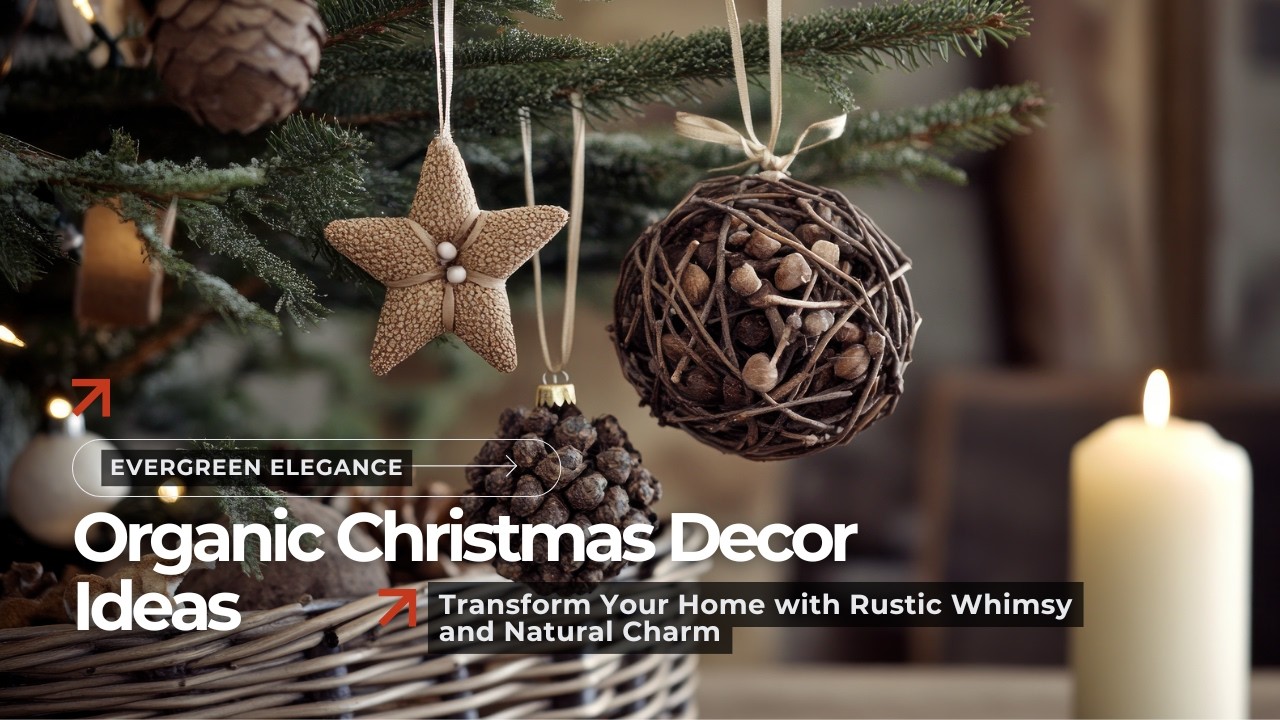 Evergreen Elegance: Organic Decor Ideas for a Whimsical Rustic Christmas