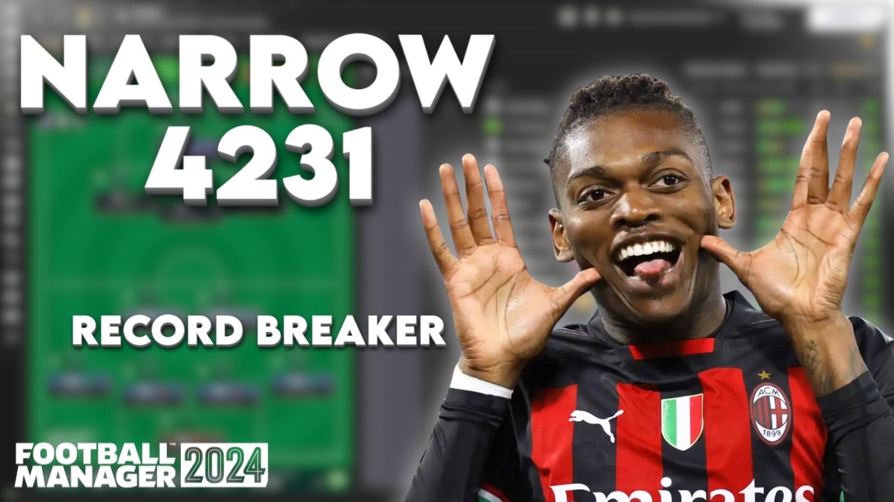 PERFECT Narrow 4231 Tactic | Dominate Possession & Overload the Middle in FM24