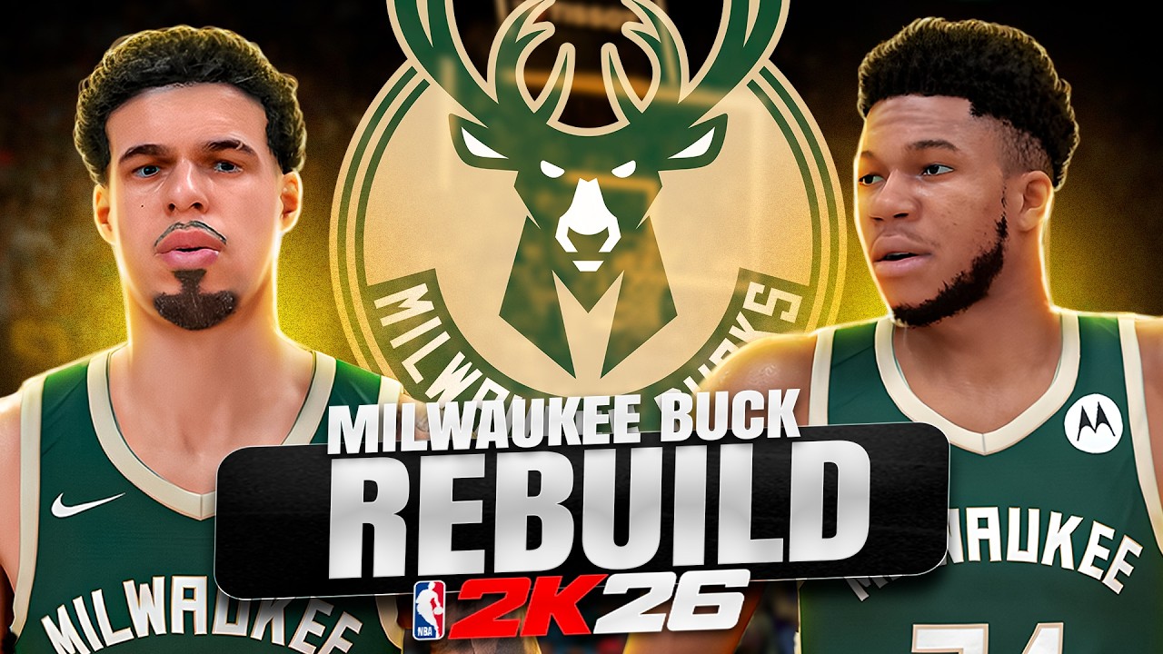 RECONSTRUÇÃO do NOVO BUCKS no NBA2K26! 🔥
