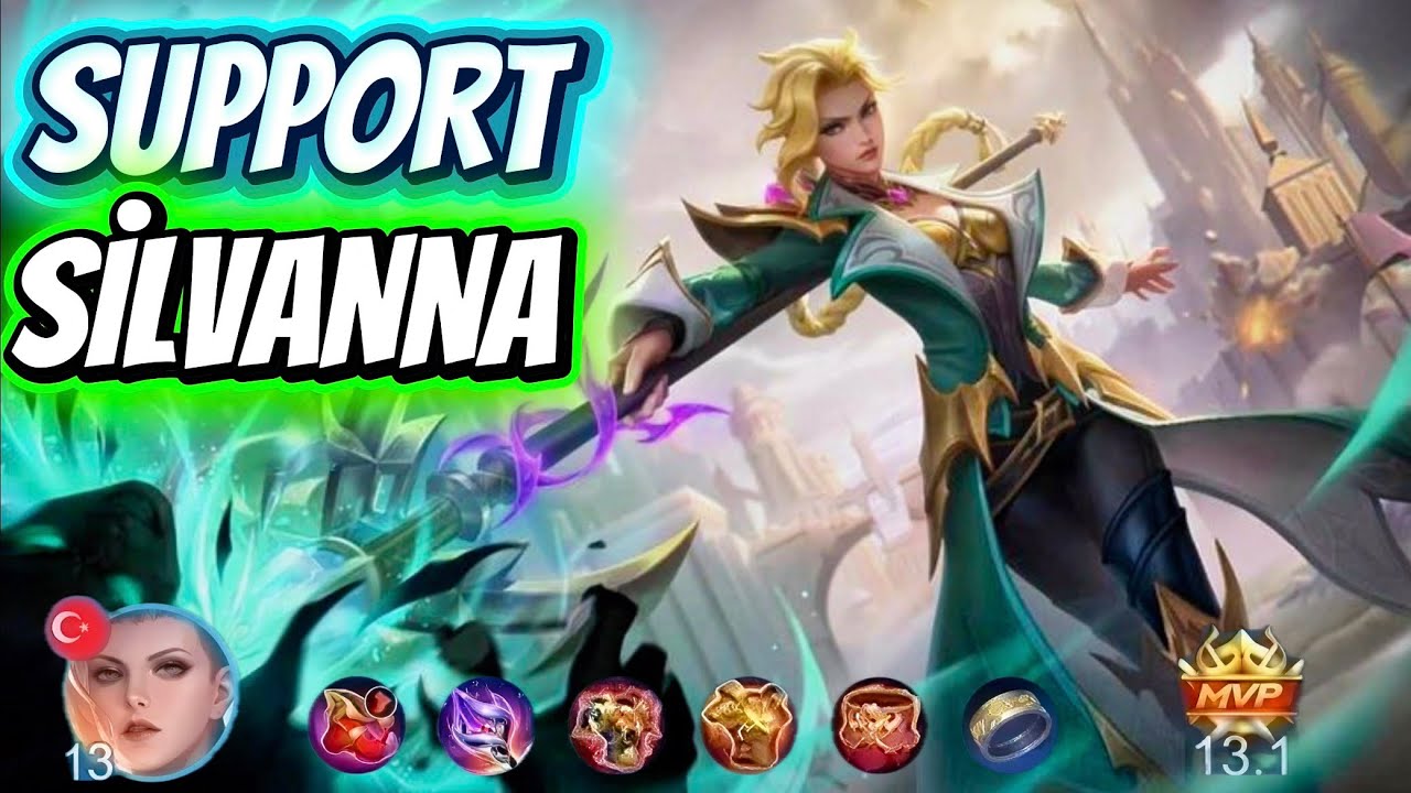ROTASYON CANAVARINDAN KİMSE KAÇAMADI☠️💥SUPPORT SİLVANNA💥 MOBİLE LEGENDS #mlbb 