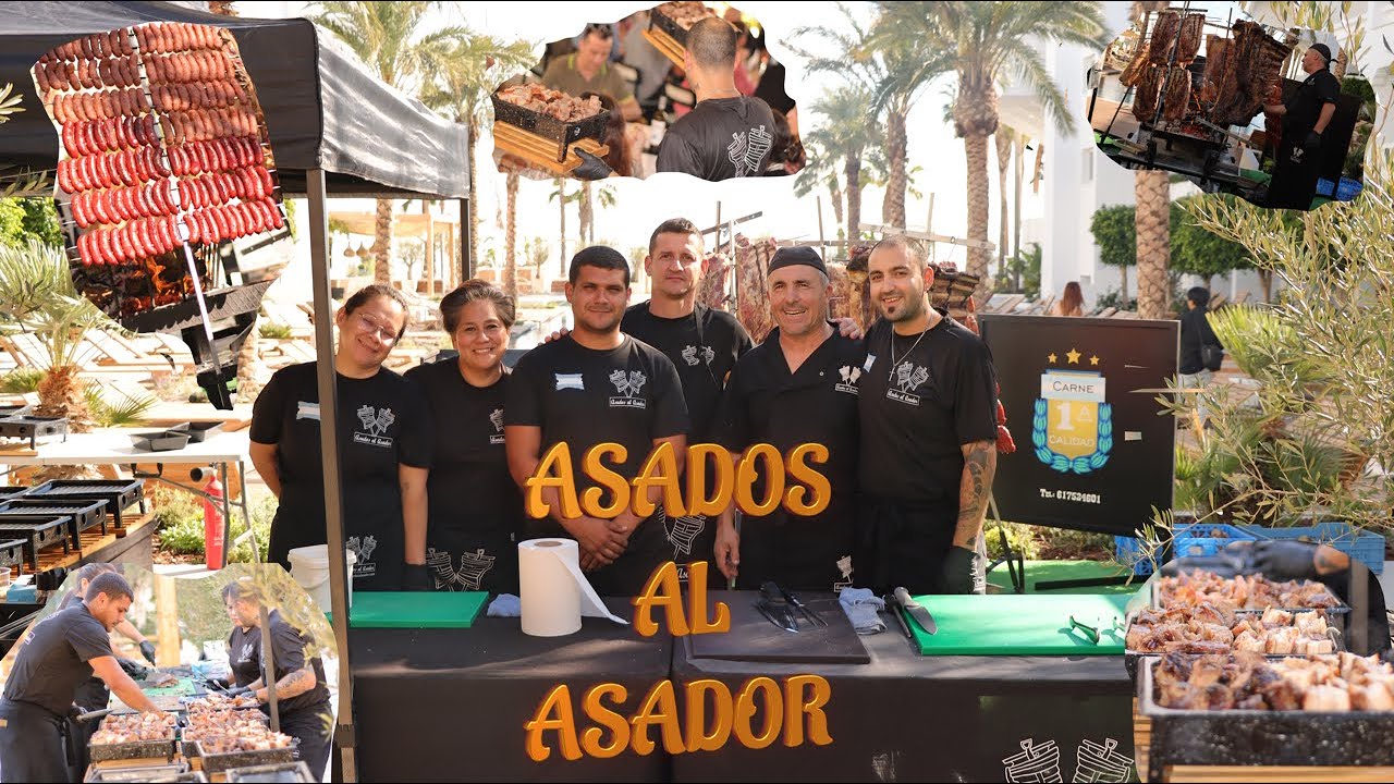 ASADOS AL ASADOR EN EVENTO EMPRESARIAL 2023 METT HOTEL & BEACH RESORT ESTEPONA