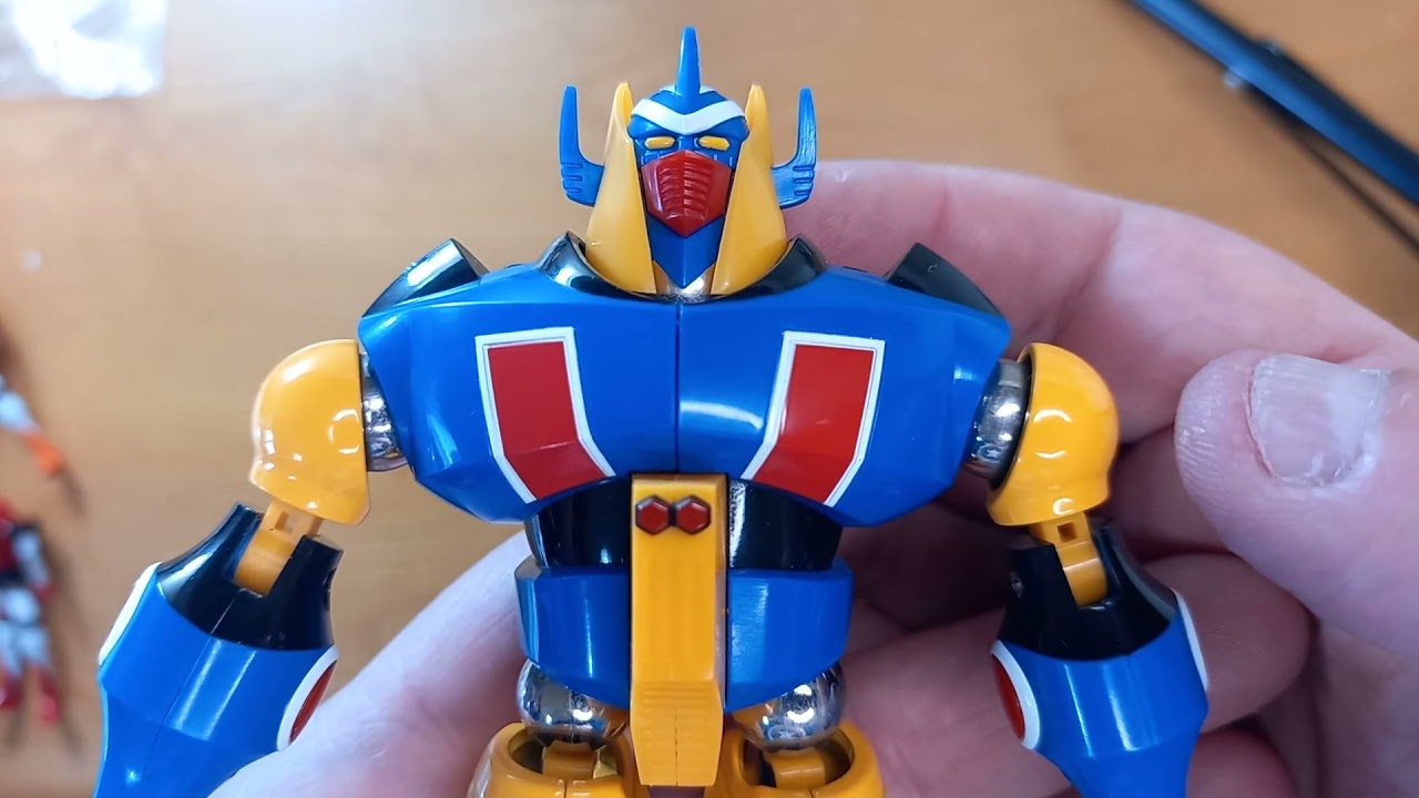 Recensione unboxing Gakeen ga-keen brave 17 cm's cms corporation robot magnetico gokin マグネロボ ガ・キーン