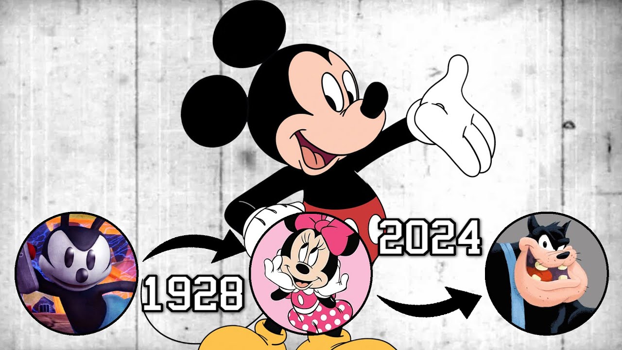 Mickey Mouse 1928 - 2024 | Game Evolution