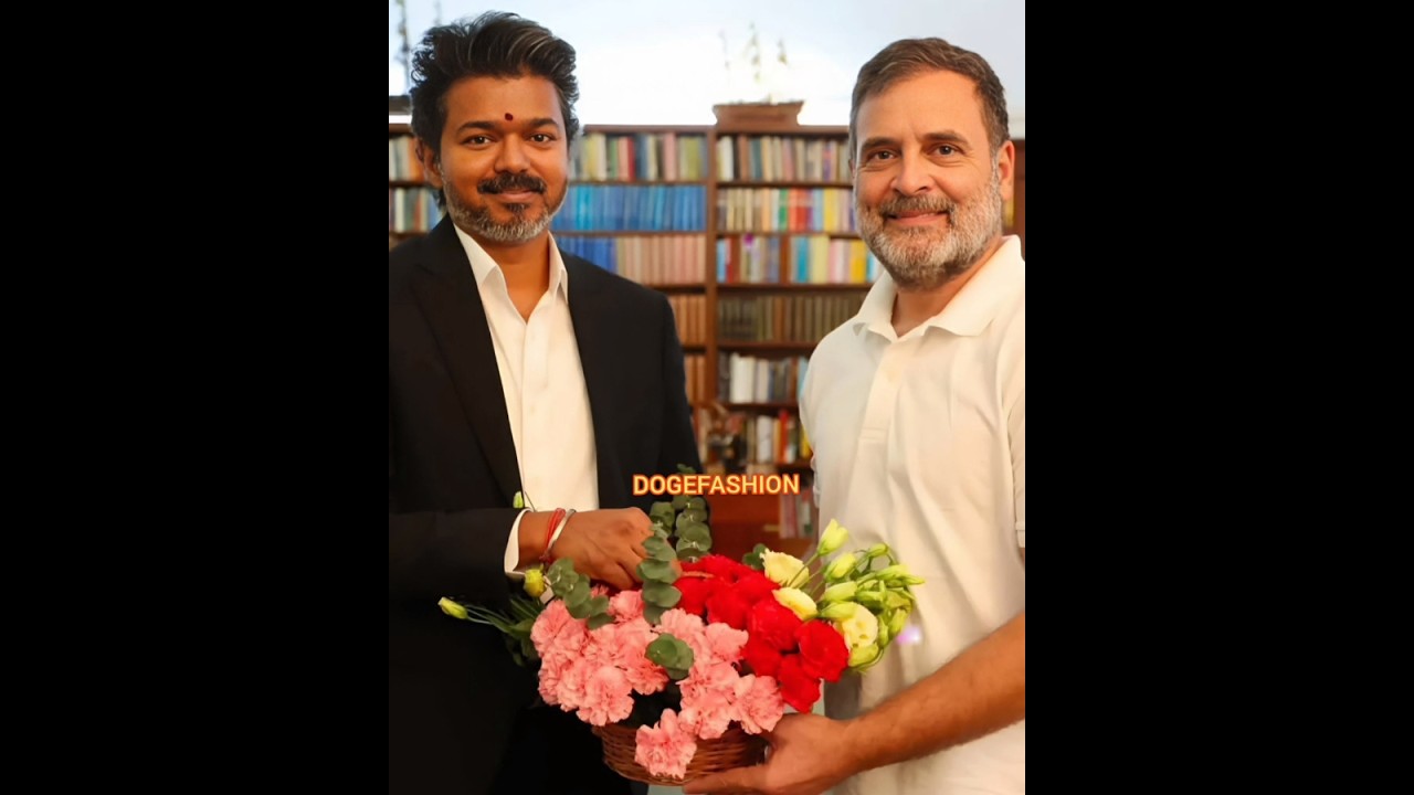 CM vijay meet rahul gandhi & soniagandhi #cm #vijay #tvk #thalapathy #shortsviral