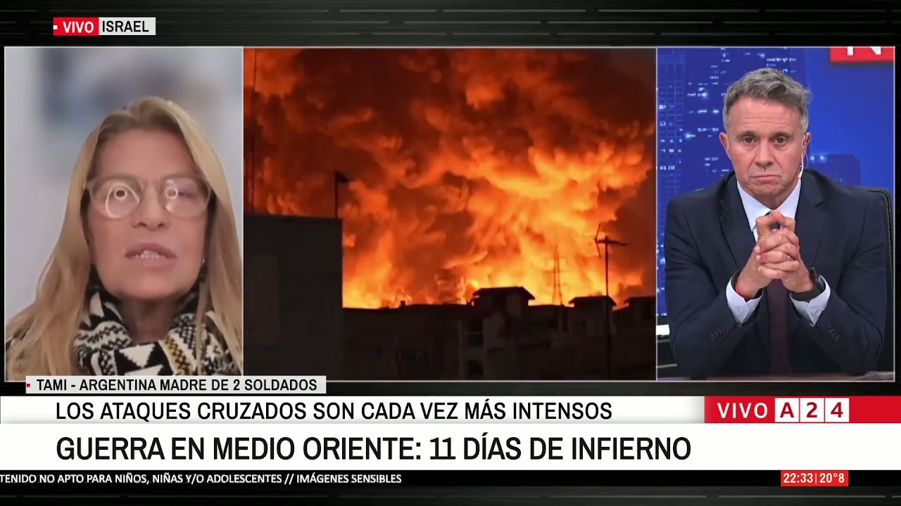 🔴 GUERRA EN MEDIO ORIENTE: LOS ATAQUES CRUZADOS SON CADA VEZ MÁS INTENSOS