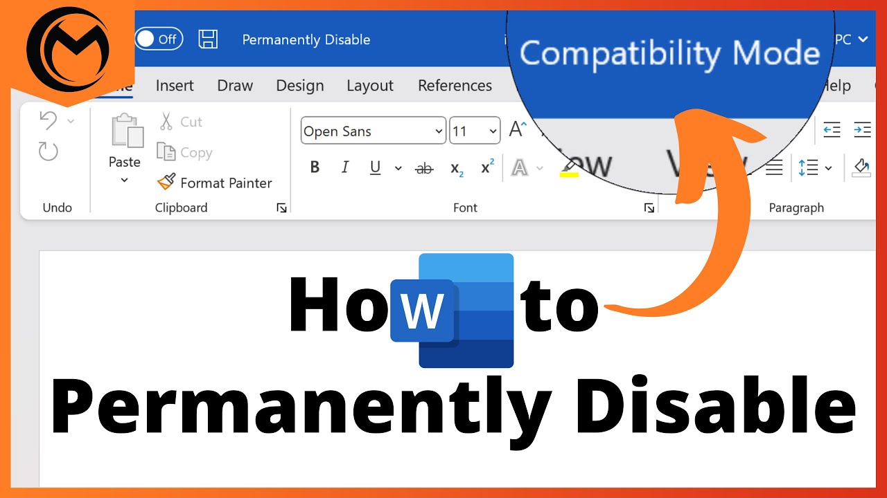 Как навсегда отключить режим совместимости в Microsoft Word