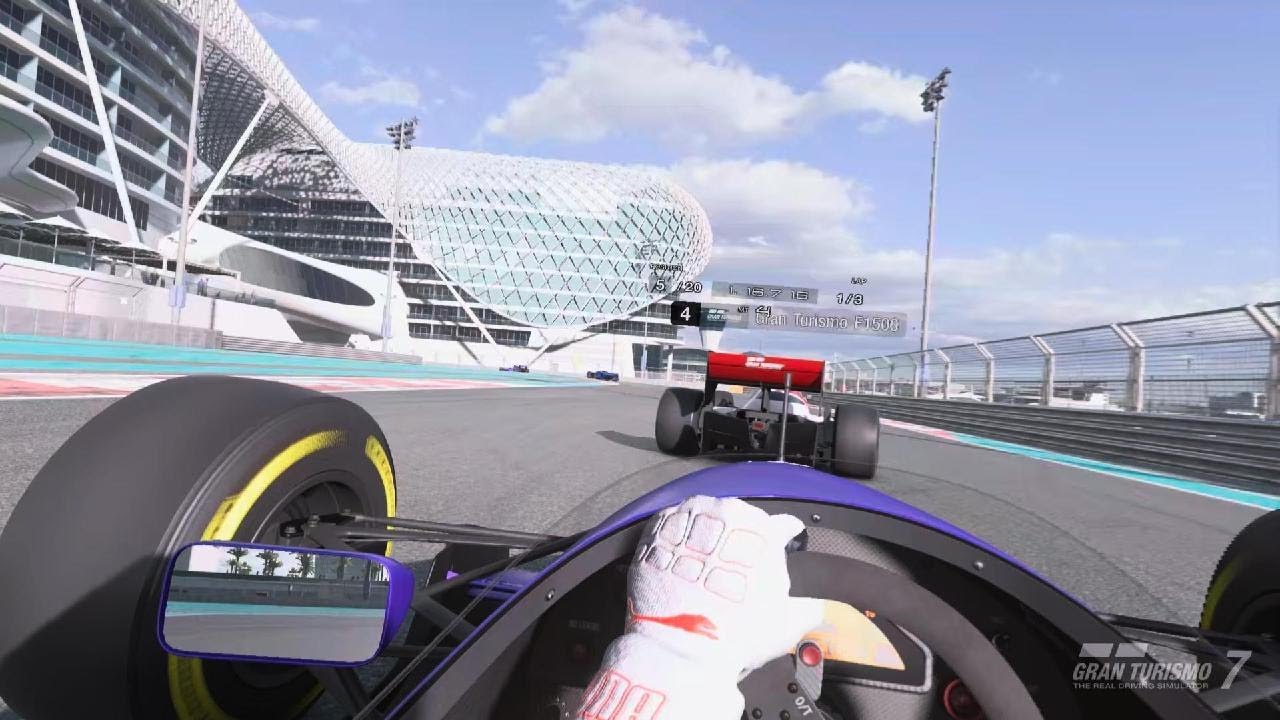 Gran Turismo 7 - Yas Marina F3500-B Sprint – P1 Clean Race Finish