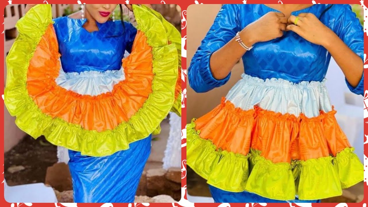 STANDOUT THIS NEW YEAR WITH THESE LATEST STUNNING AFRICAN BAZIN RICHE SENEGALESE STYLES