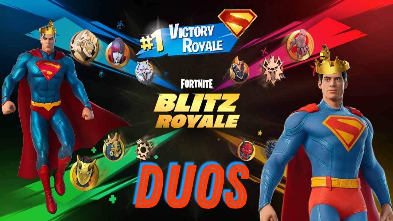 Superman DUO in Fortnite Blitz is TOO EASY