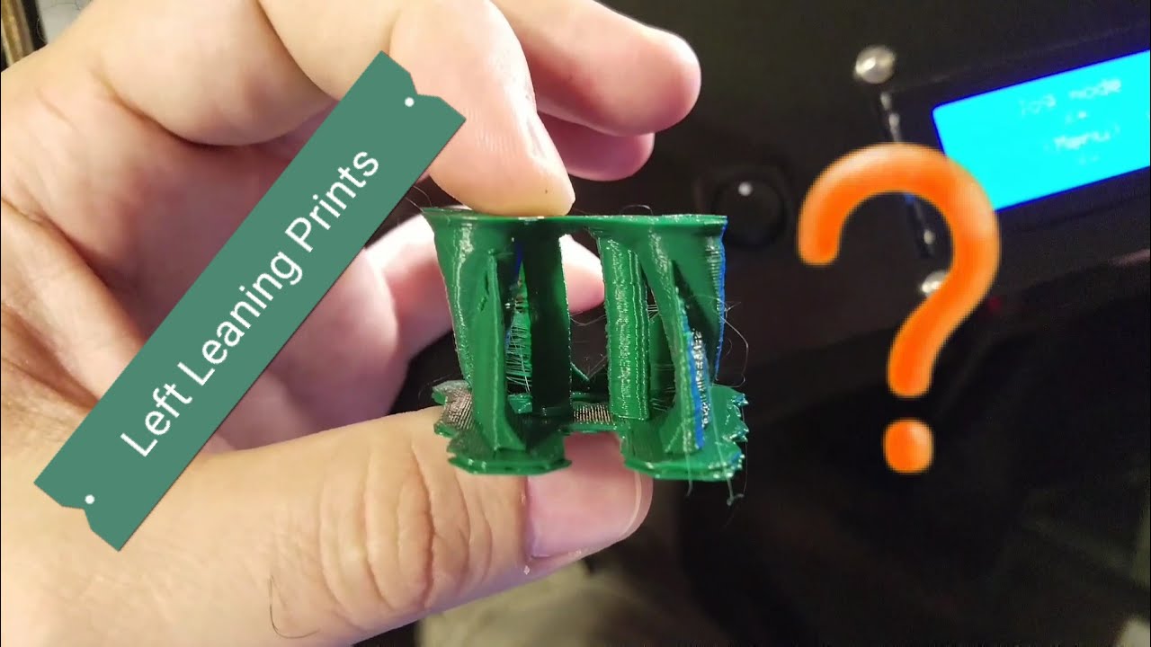Tech Quickie: CTC 3D Printer Left Leaning Prints, Endstop Noise