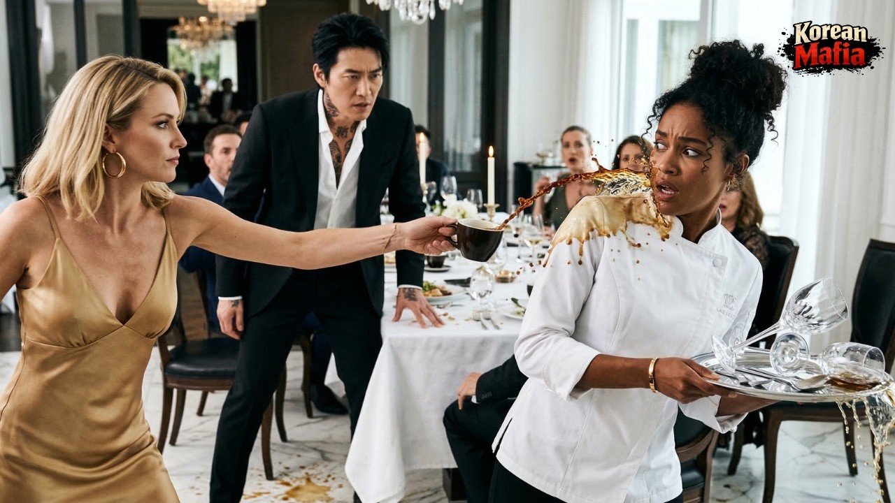 Ex-Wife Threw Hot Coffee at the Black Private Chef — The Korean Mafia Boss Made Her Lick the Floor