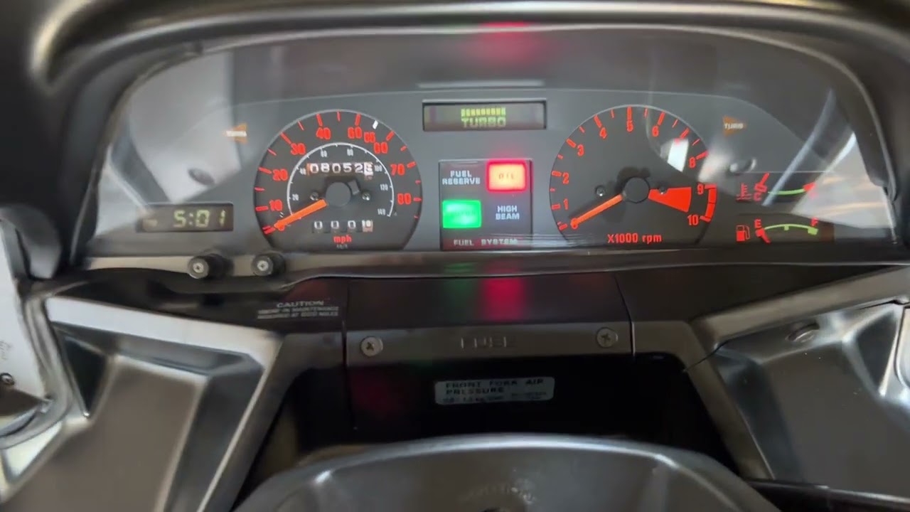 Honda CX500 Turbo Start