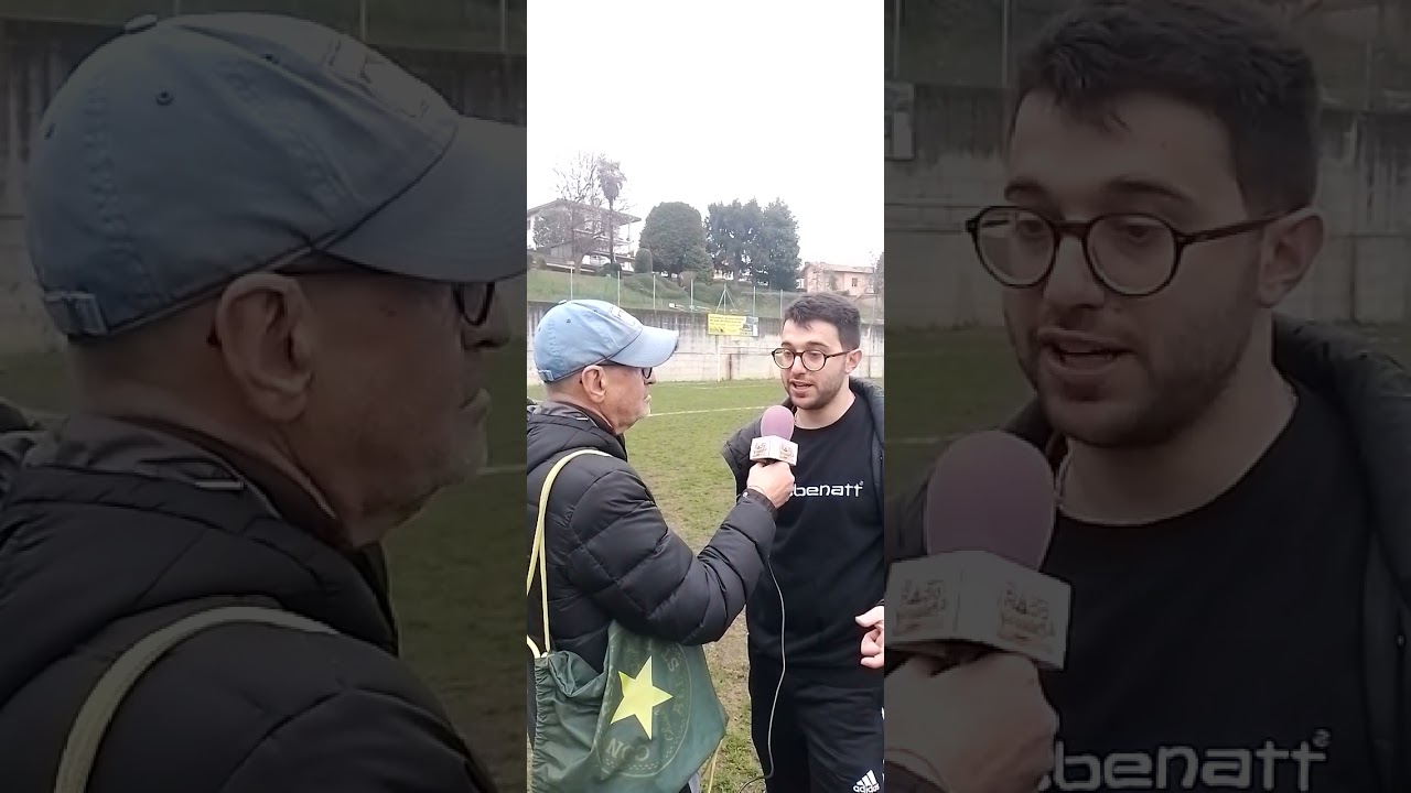 Dopo la vittoria contro Gazzada Schianno  con il direttore sportivo del Casbeno Simone Matteo