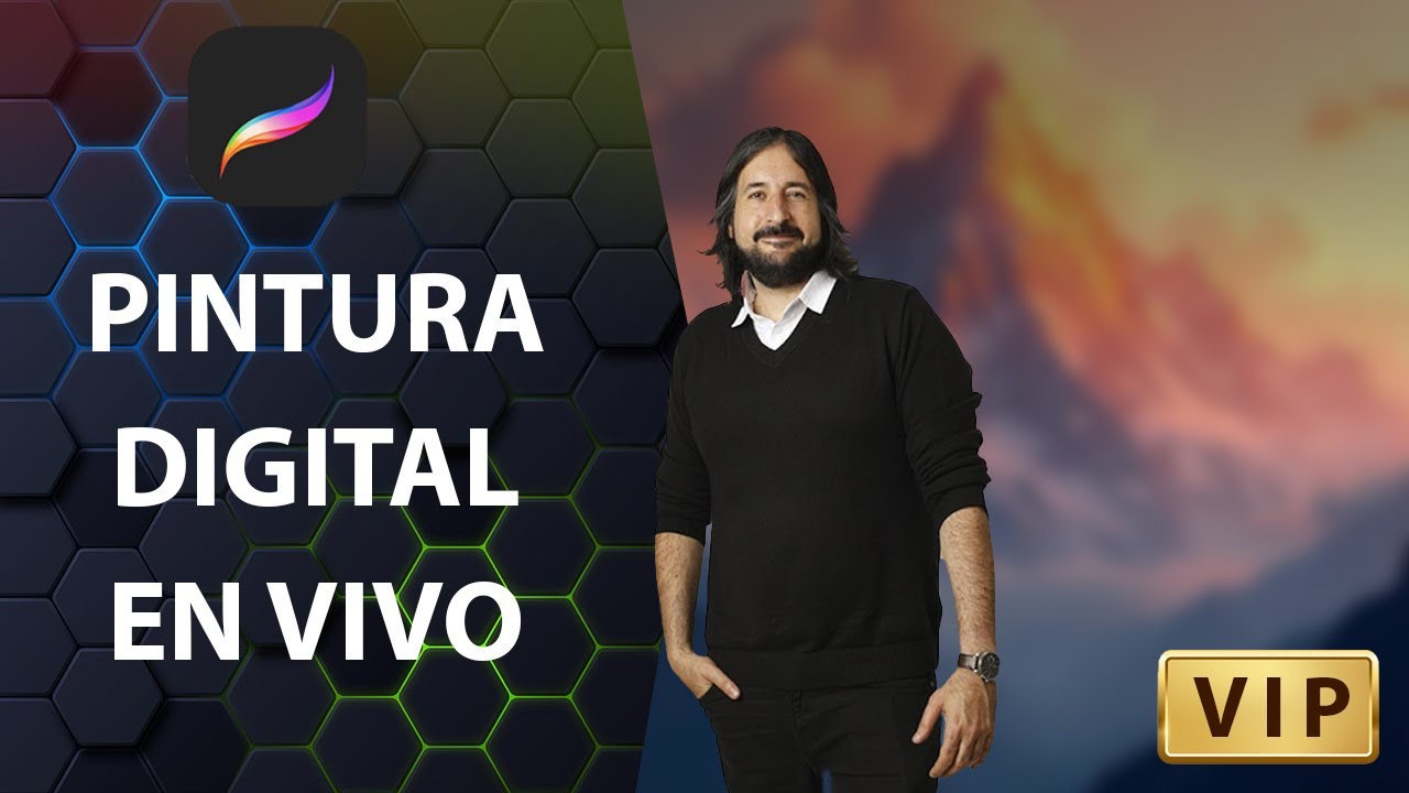 Pintura digital en directo VIP: pintamos un paisaje